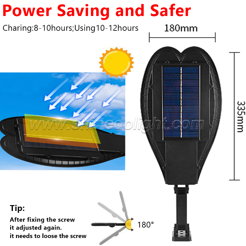 108LED Solar Street Light Waterproof Remote Control PIR Motion Sensor Solar Lamp for Garden Security Wall Light