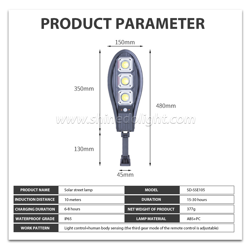 Solar Street Lamps High Lumen Induction Power Waterproof Integrated Modern Outdoor Led Garden Solar Street Lights