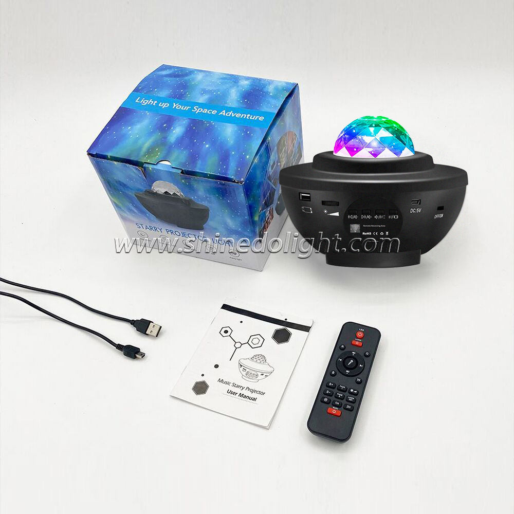 Smart Star Night Starry Projector Light, Laser Sky Star Projector BT Music Speaker Galaxy Projector With Remote Control