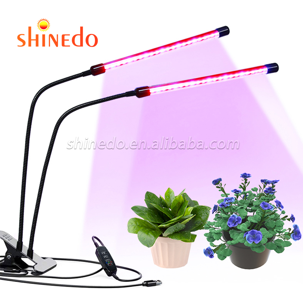 Best Sale Amazon Good Quality 360 Degree 3 Modes Dimmable Flexible Desk Clip Led Plant Grow Light