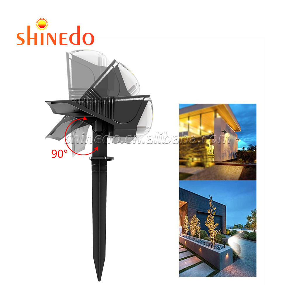 Best New Design High Capacity Battery Waterproof Garden Solar Spot Light