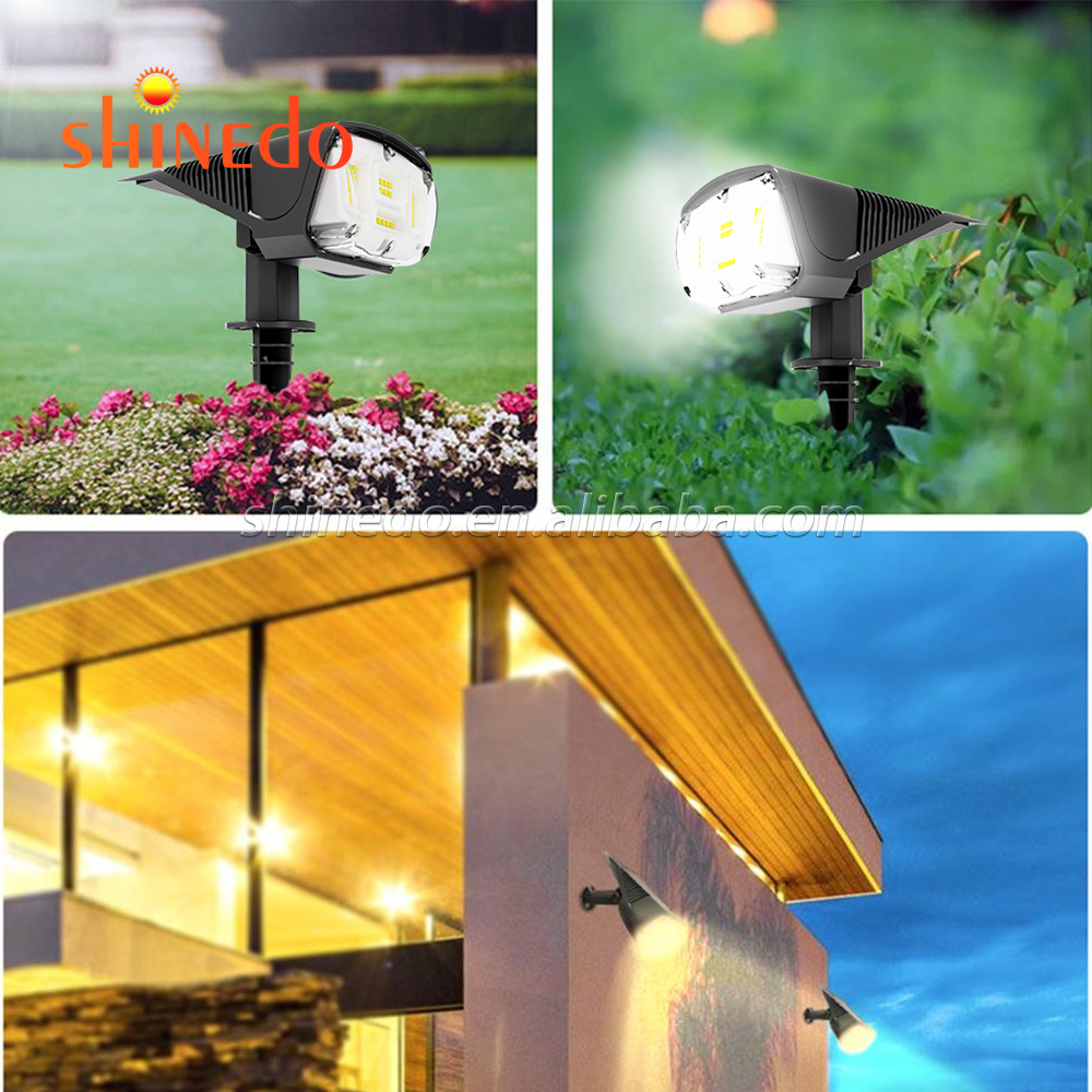 Best New Design High Capacity Battery Waterproof Garden Solar Spot Light