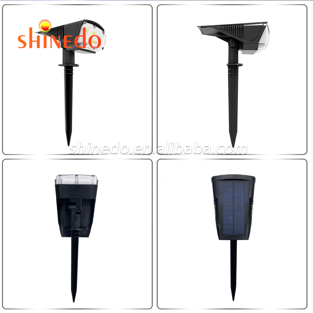 Best New Design High Capacity Battery Waterproof Garden Solar Spot Light