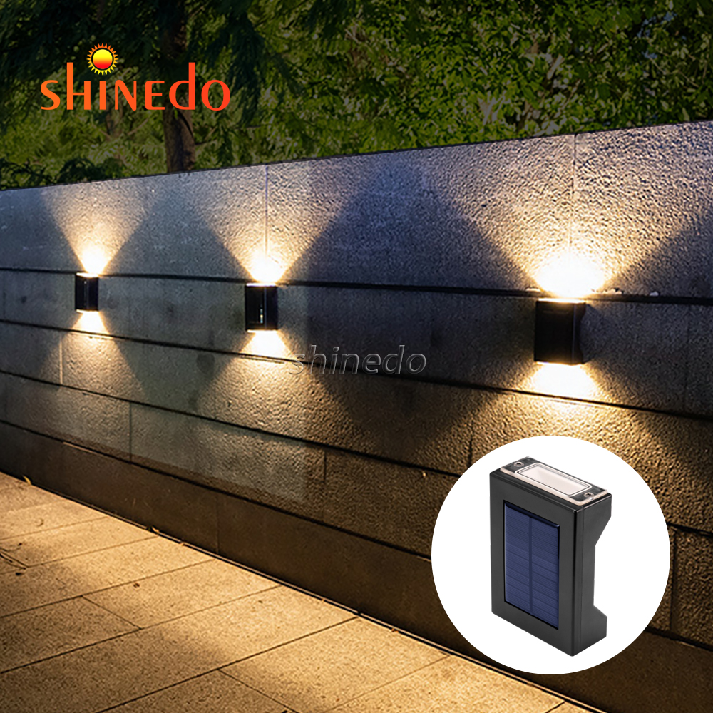 Ip65 Waterproof Solar Outdoor Lights Outside Solar Deck Light Wall light