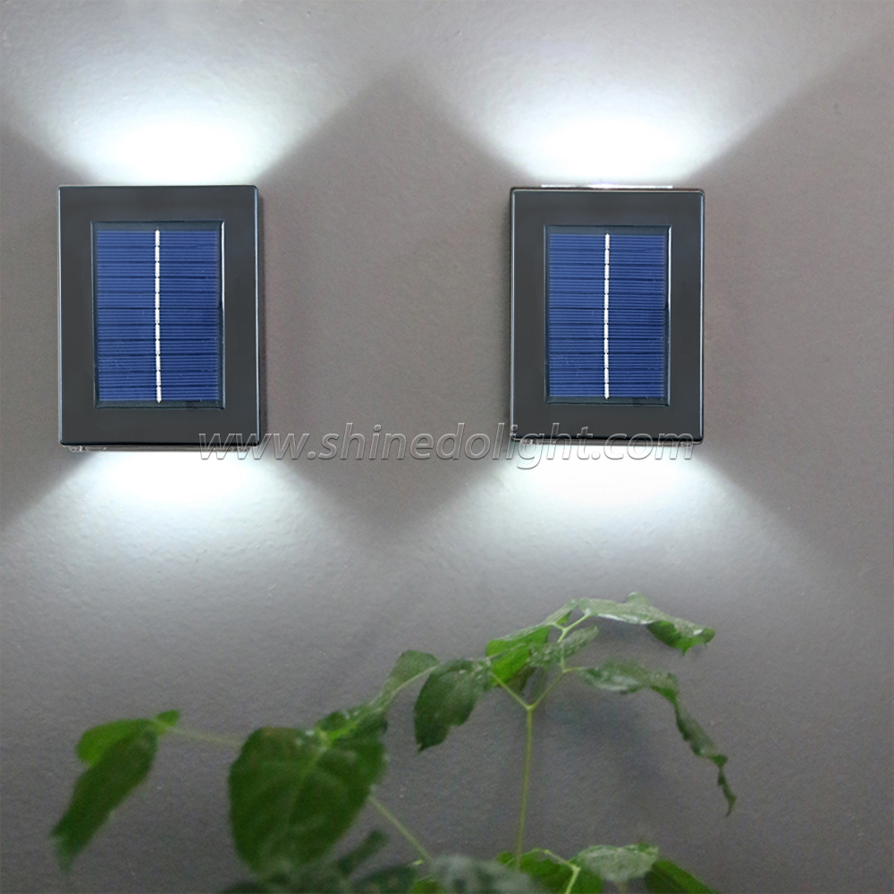 Ip65 Waterproof Solar Outdoor Lights Outside Solar Deck Light Wall light