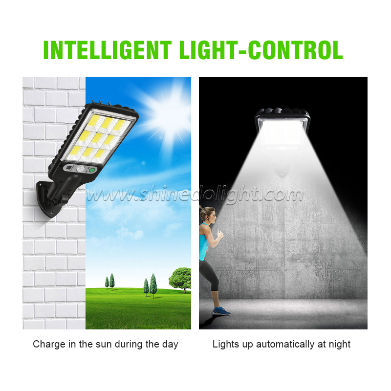 Factory Directly IP65 Sensor Outdoor Solar street Light Led Light With Remote Control