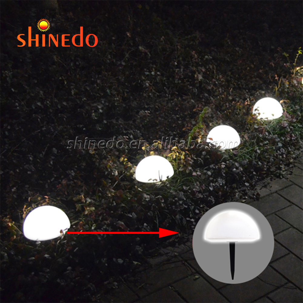 Solar Decorations Lights Outdoor Globe LED Pathway Lantern Garden Stake Lamp for Yard Park SD-SL098