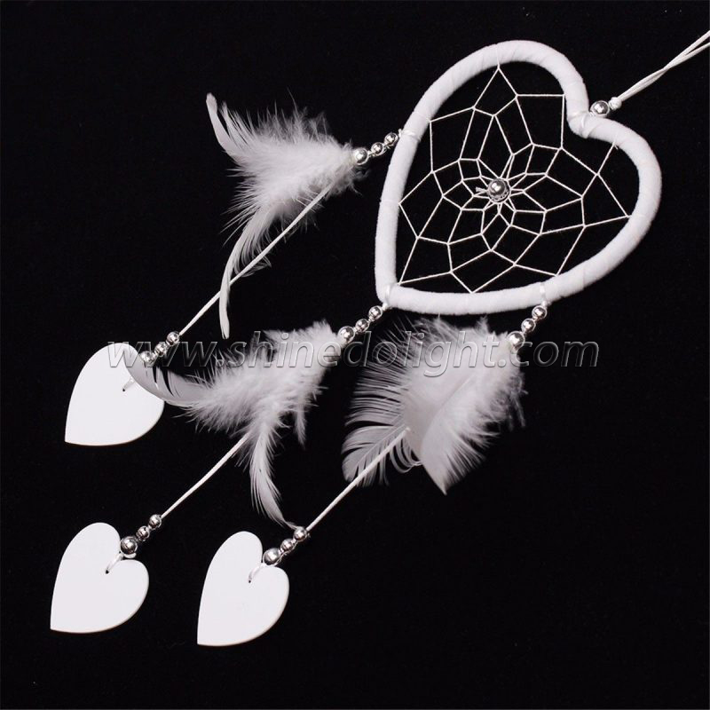 Heart-shaped handmade dream catcher wedding party gift SD-SW186