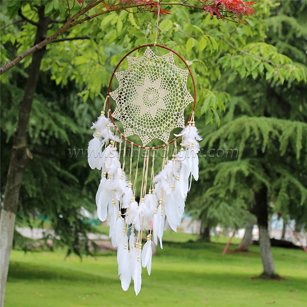 Handmade traditional lace Dream Catcher Wedding party gift home decoration SD-SW191