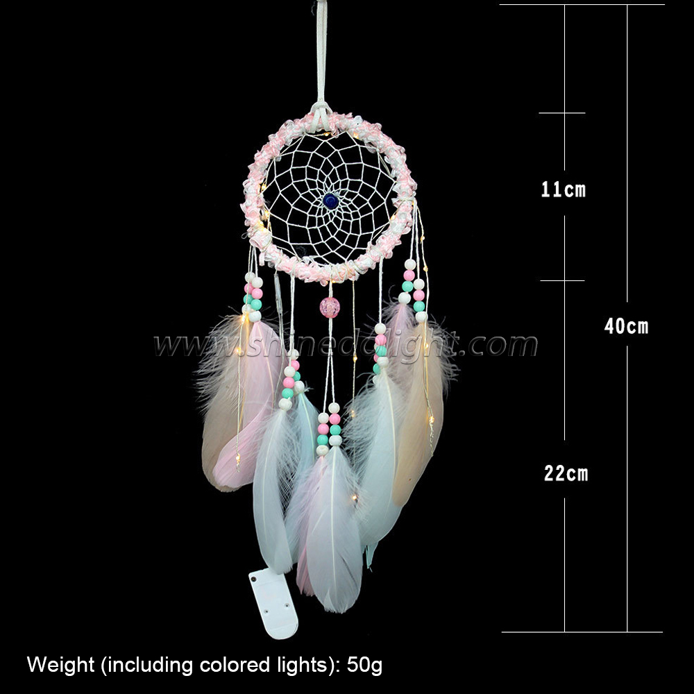 Romantic Pink Dream Catcher Girls Room decoration brings you sweet dreams SD-SW198