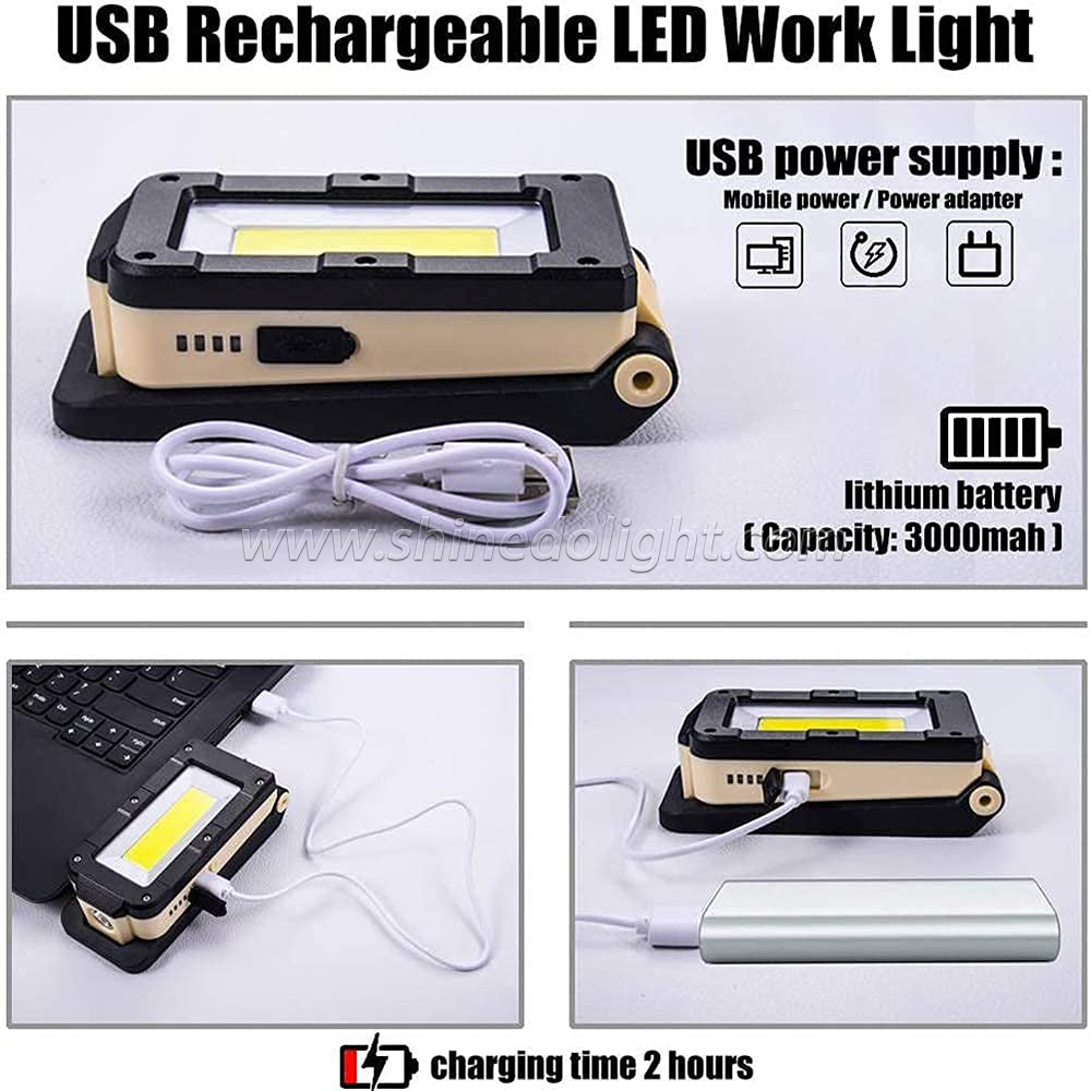 Portable rechargeable LED work light SD-SL890