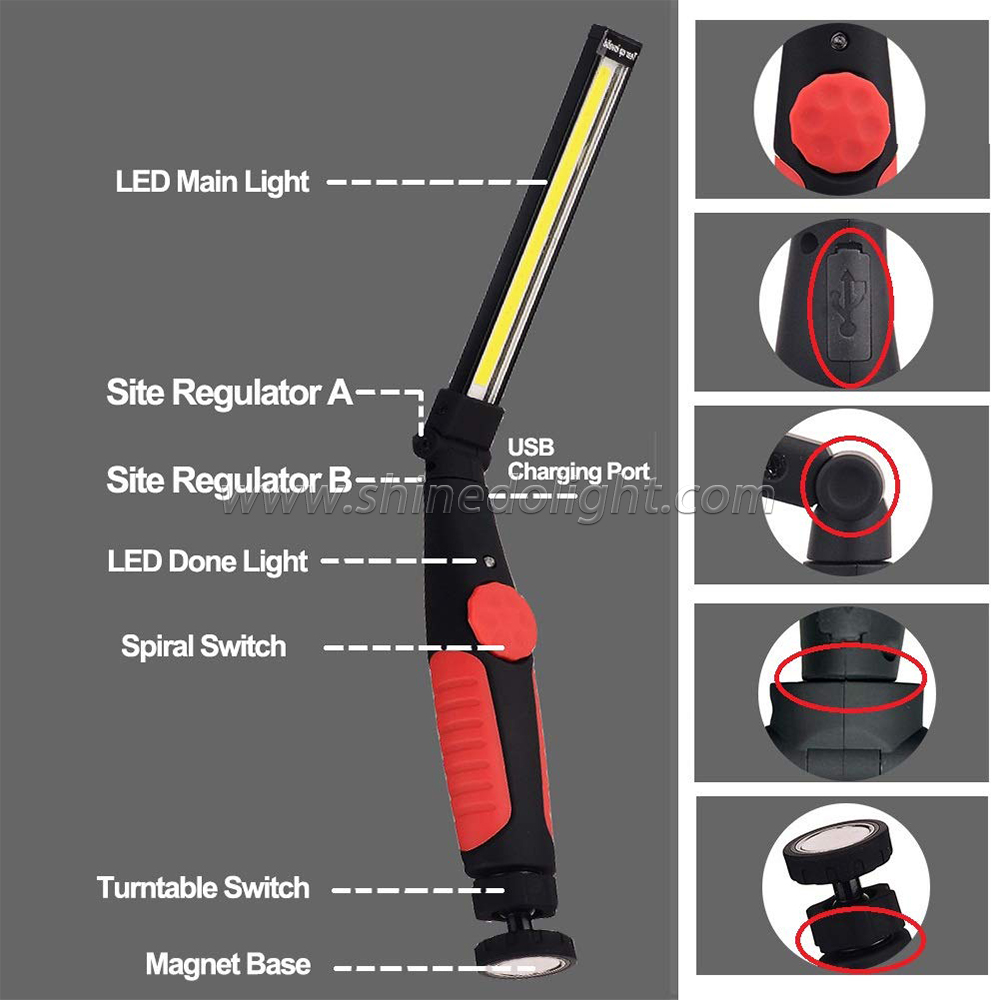 Rechargeable LED working light SD-SW892