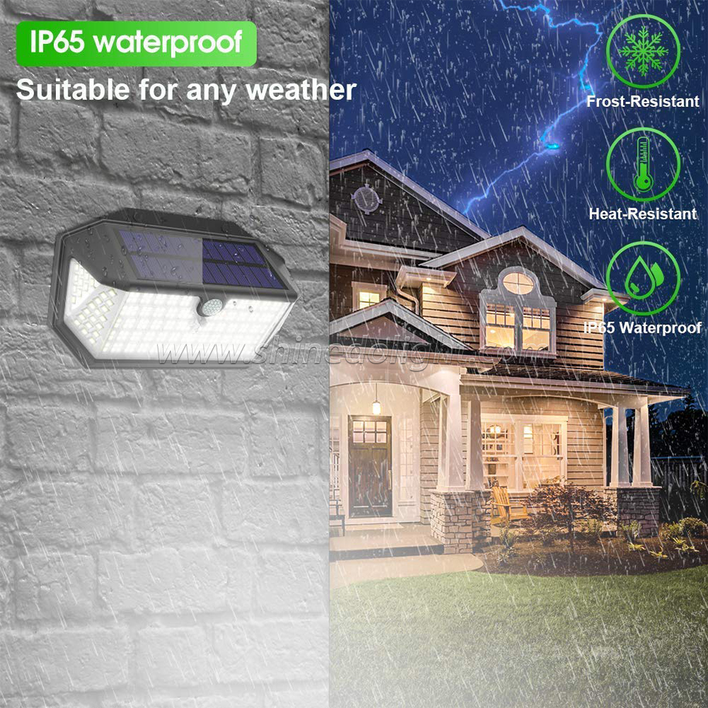 266 LED Outdoor Lamp PI Solar Motion Sensor Light Powered Sunlight Wall Light Solar Security Light SD-SSE176