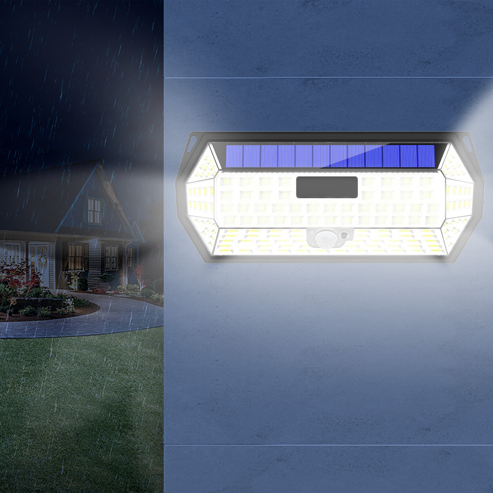 Solar Outdoor Waterproof Motion Sensor LED Wall Lights Sconce Waterproof Solar Garden Light SD-SSE90