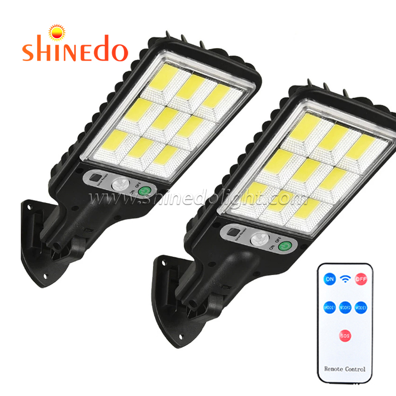 Factory Directly IP65 Sensor Outdoor Solar street Light Led Light With Remote Control SD-SSE128