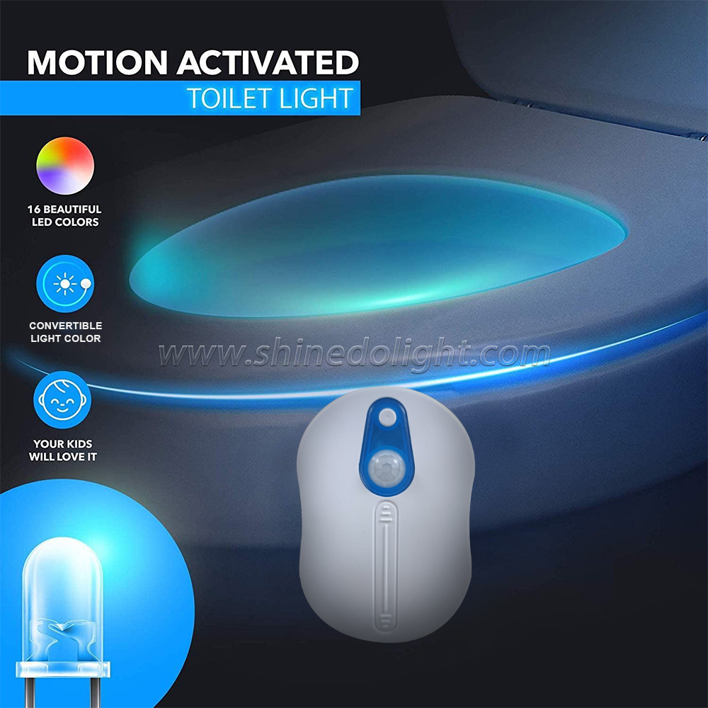 Toilet Light Motion Sensor Activated Toilet Led light 8 Colors Toilet Night LightSD-SSE175