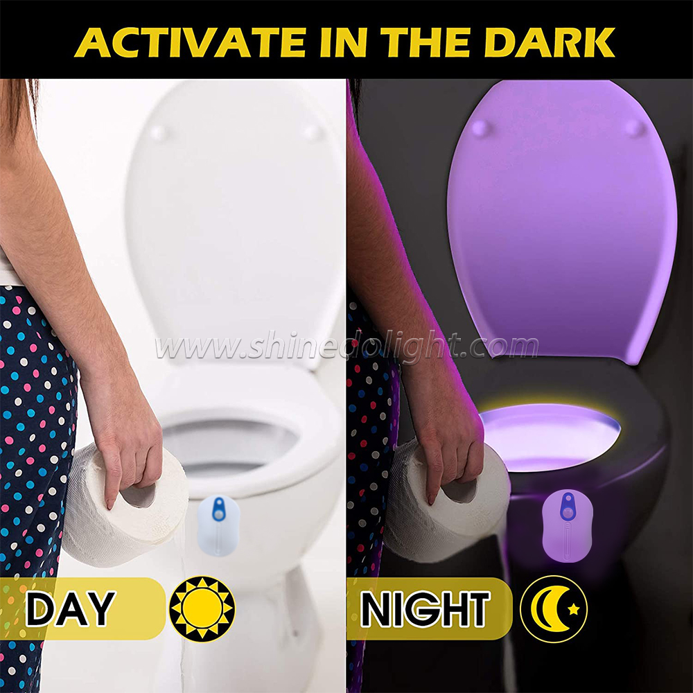 Toilet Light Motion Sensor Activated Toilet Led light 8 Colors Toilet Night LightSD-SSE175