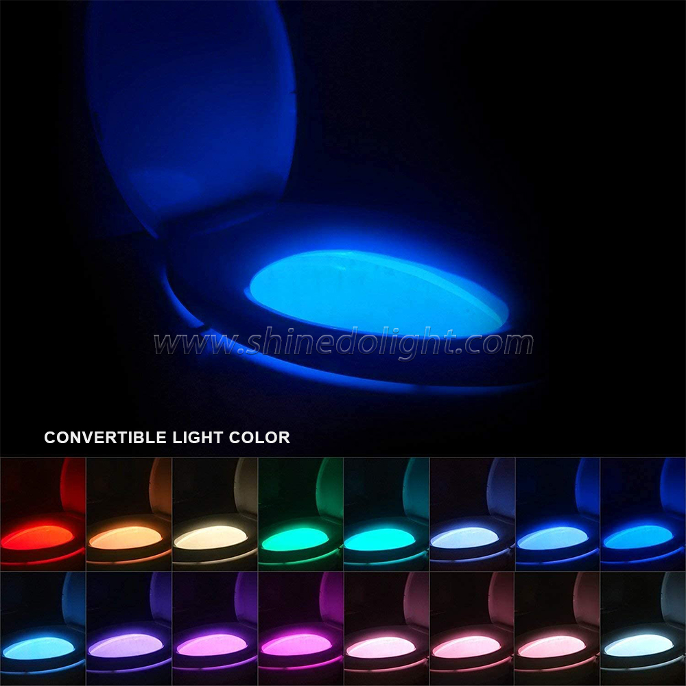 Toilet Light Motion Sensor Activated Toilet Led light 8 Colors Toilet Night LightSD-SSE175