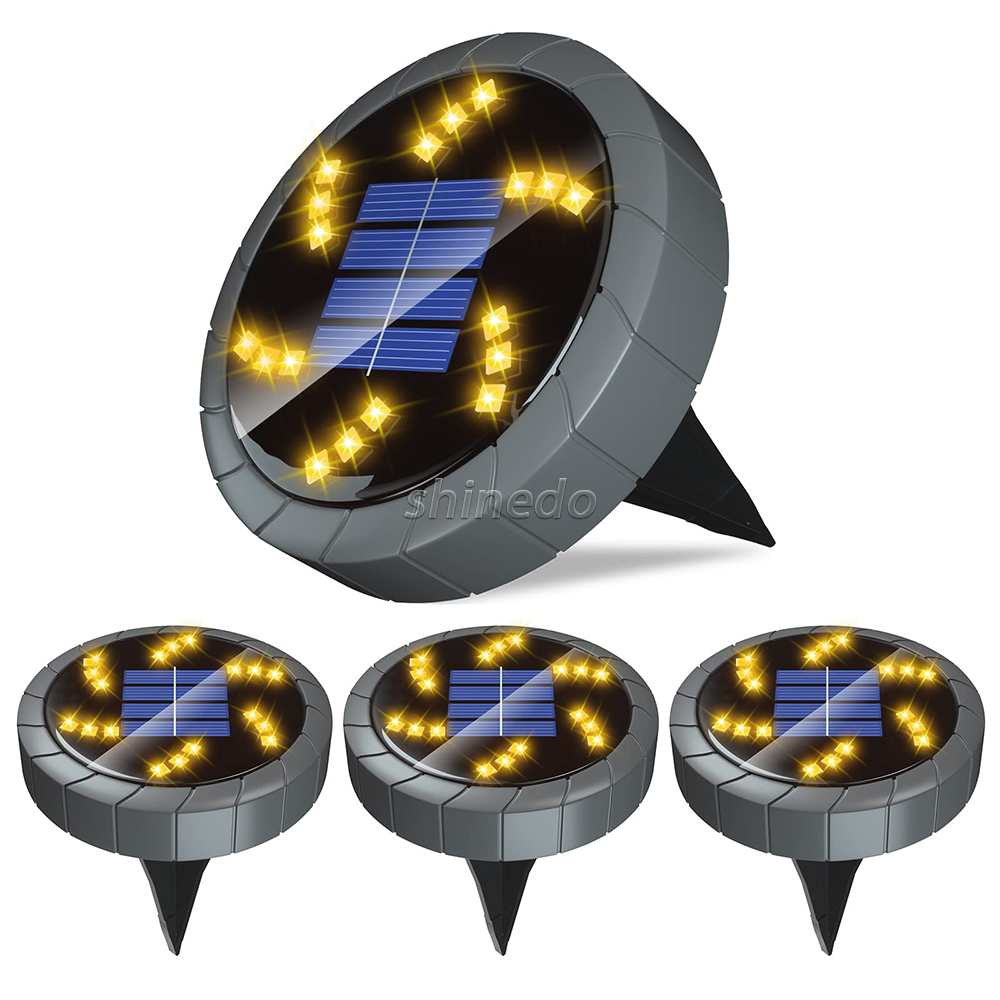 18 LED Solar Garden Outdoor Waterproof In-Ground Lights Landscape Lighting for Pathway SD-SL782