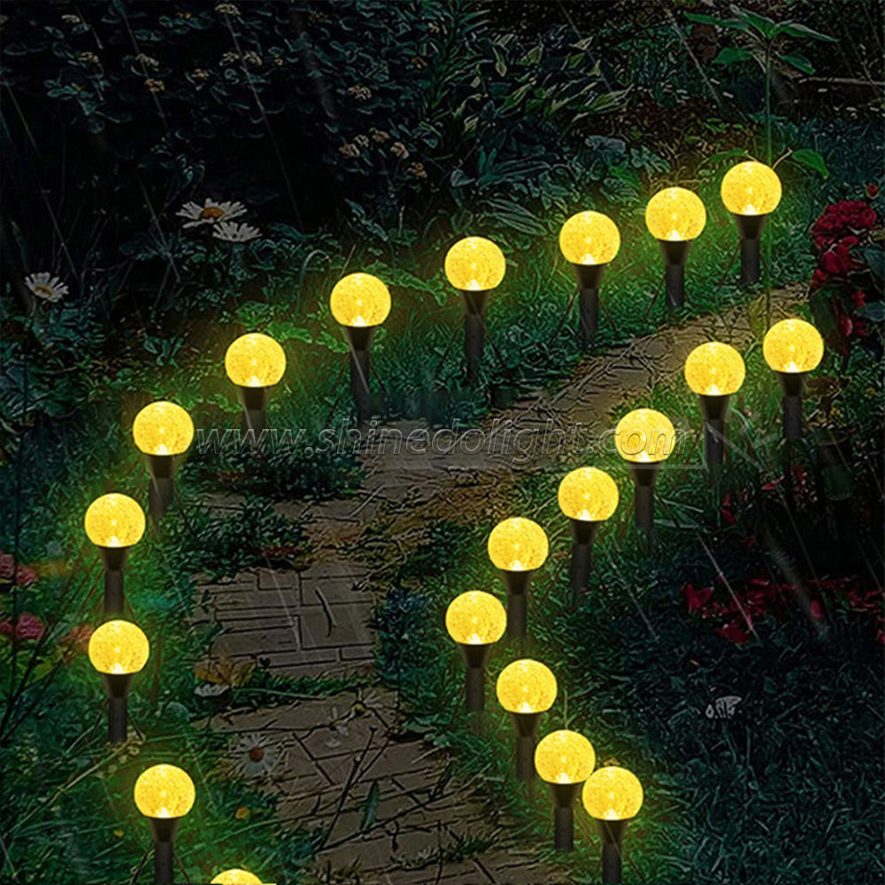 20 Led 22.15 ft Waterproof Stake Mini Crystal Bubble Decorative Solar Outdoor Fairy Lights with 8 Modes 1 buyer SD-SSL097