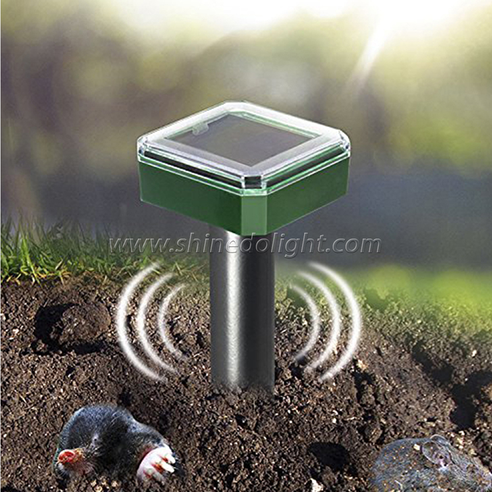 EPA Approve Newest Garden Gopher Snake Repellent Sonic Solar Powered Mole Repeller with Ultrasonic Wave SD-SL080A