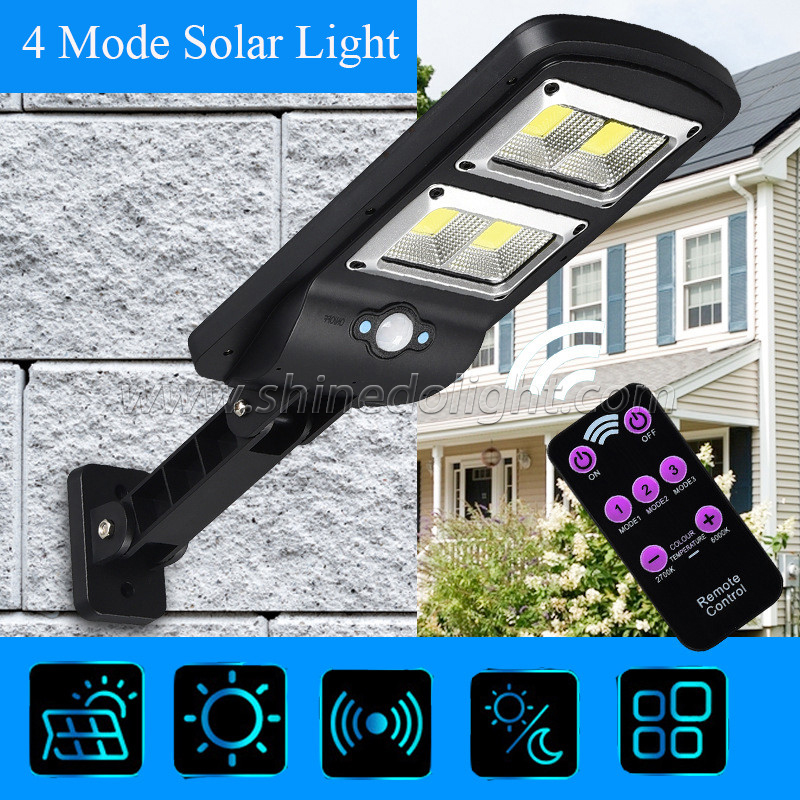 Led Solar Street Lights Outdoor Waterproof Motion Sensor Wall Lamp for Garden Patio Yard Deck Garage SD-SSE212