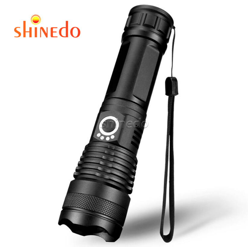 Super Bright Outdoor Aluminum Waterproof with P50 LED Rechargeable Torch Flashlight SD-SL308 