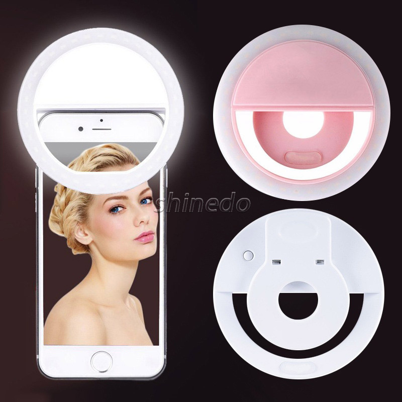 Clip On Highlight LED Make Up Smartphone Selfie Ring Light For Cell Phone SD-SL061