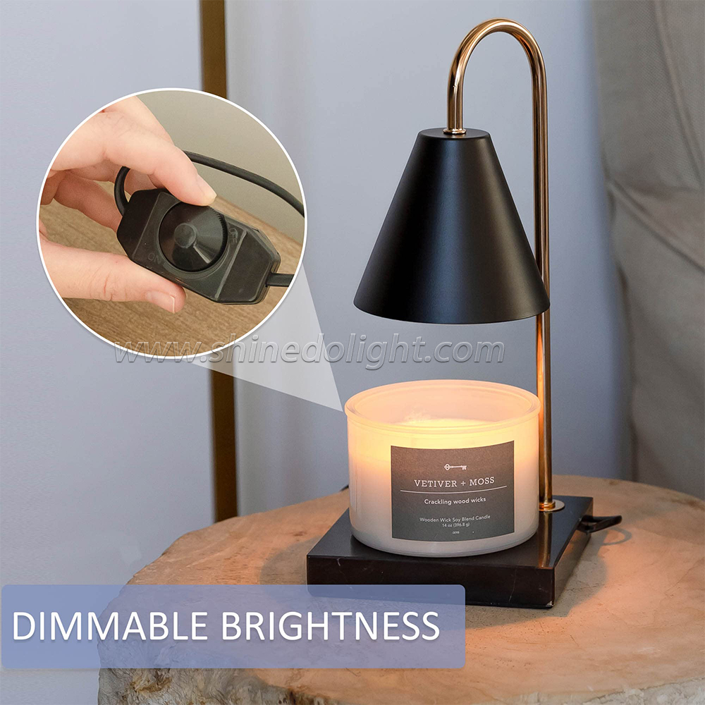 Electric Fragrance Candle lamp Metal Oil Burner Aromatherapy Lamps Christmas gift Table Lamp SD-SL1032