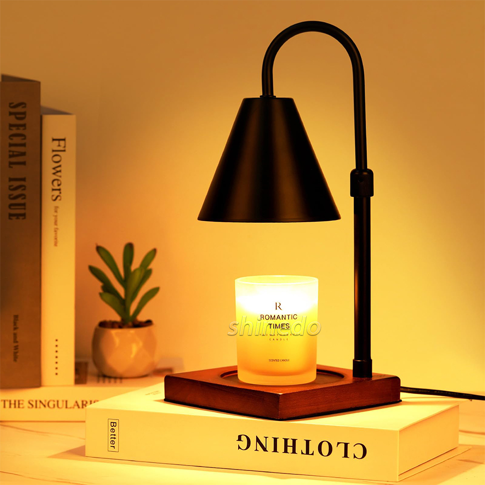 Modern Candle Warmer Lamp Metal Wax Burner Melting Wax Lamp 220V Simple Table Lamp Fragrance Light SD-SL1132