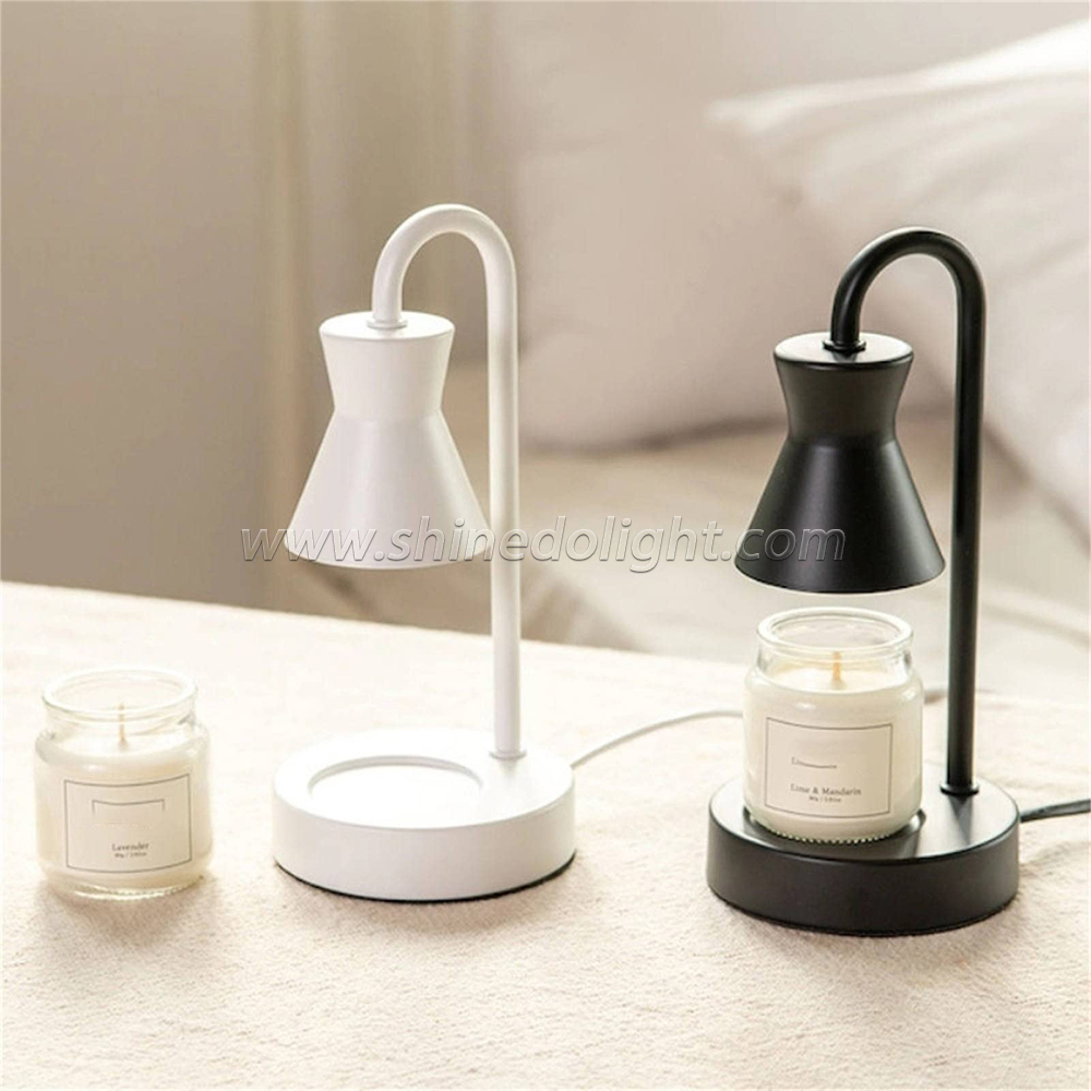 Electric Candle Warming Lamp Retro Candle Melt Warmer Light Safe Wax Melting Lamp Dimming Timer SD-SL1177