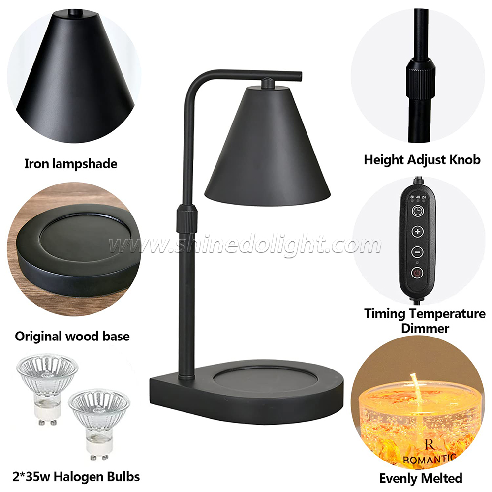 Candle Warmer Lamp Ornaments Multifunctional Scented Electric Candle Warmer Dimmable SD-SL1134