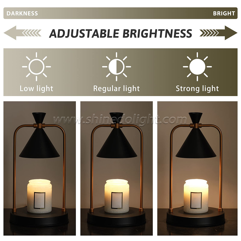  No Flame Electric Dimmable Candle Warmer Candle Heating Lamp Creative Aromatherapy Room Table Bedside Decor SD-SL1136