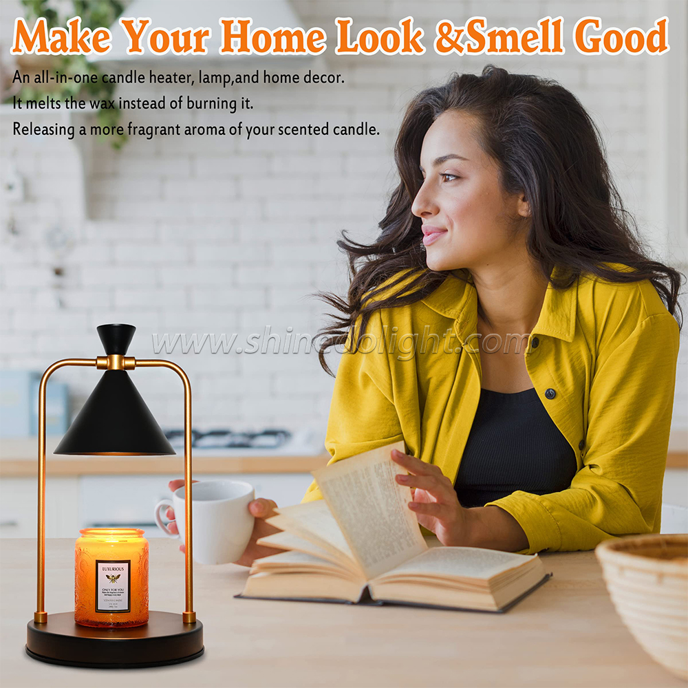 Timer Switch Candle Warmer Lantern Candle Melting Waxing Burner Aromatherapy Table Lamp SD-SL1196