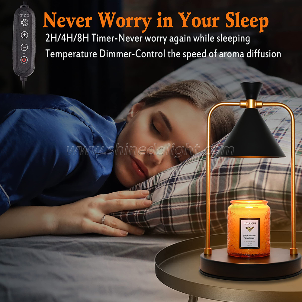 Timer Switch Candle Warmer Lantern Candle Melting Waxing Burner Aromatherapy Table Lamp SD-SL1196