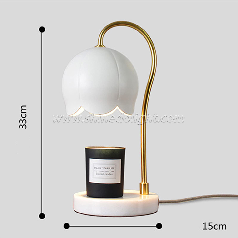 Home Decor Nightlight Candle Warmer Table Lamp Interior Wax Burner Indoor Lighting Romantic Table Lamp SD-SL1139