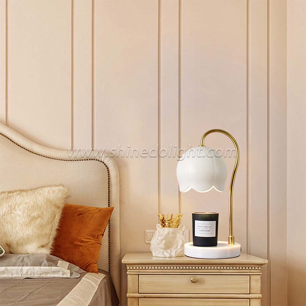 Home Decor Nightlight Candle Warmer Table Lamp Interior Wax Burner Indoor Lighting Romantic Table Lamp SD-SL1139