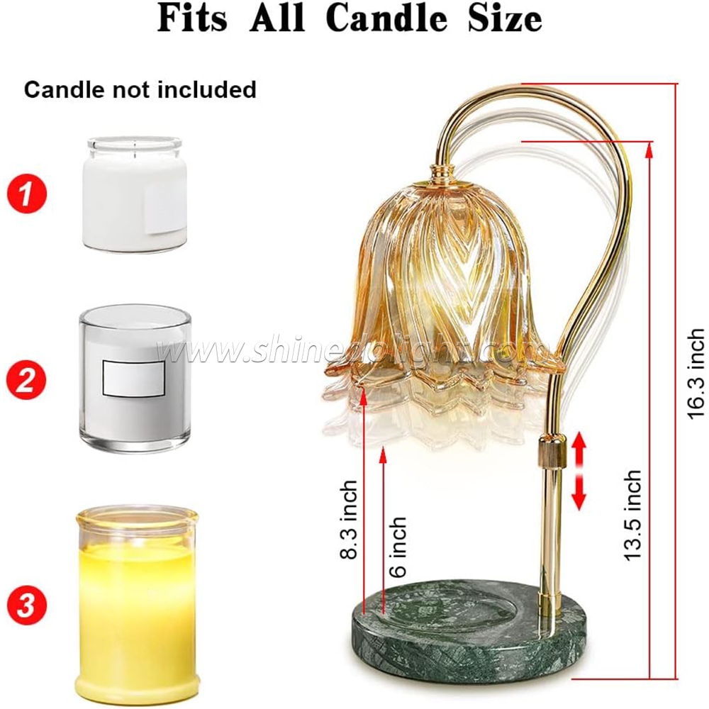 Candle Warmer Lamp Electric Candle Warmer for Small Large Size Candle Melter Light Gifts for Home Decor SD-SL1113