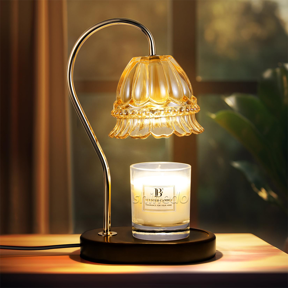 Candle Warmer Lamp Vintage Crystal Candle Wax Warmer Light Warmer for Home Decoration SD-SL1140