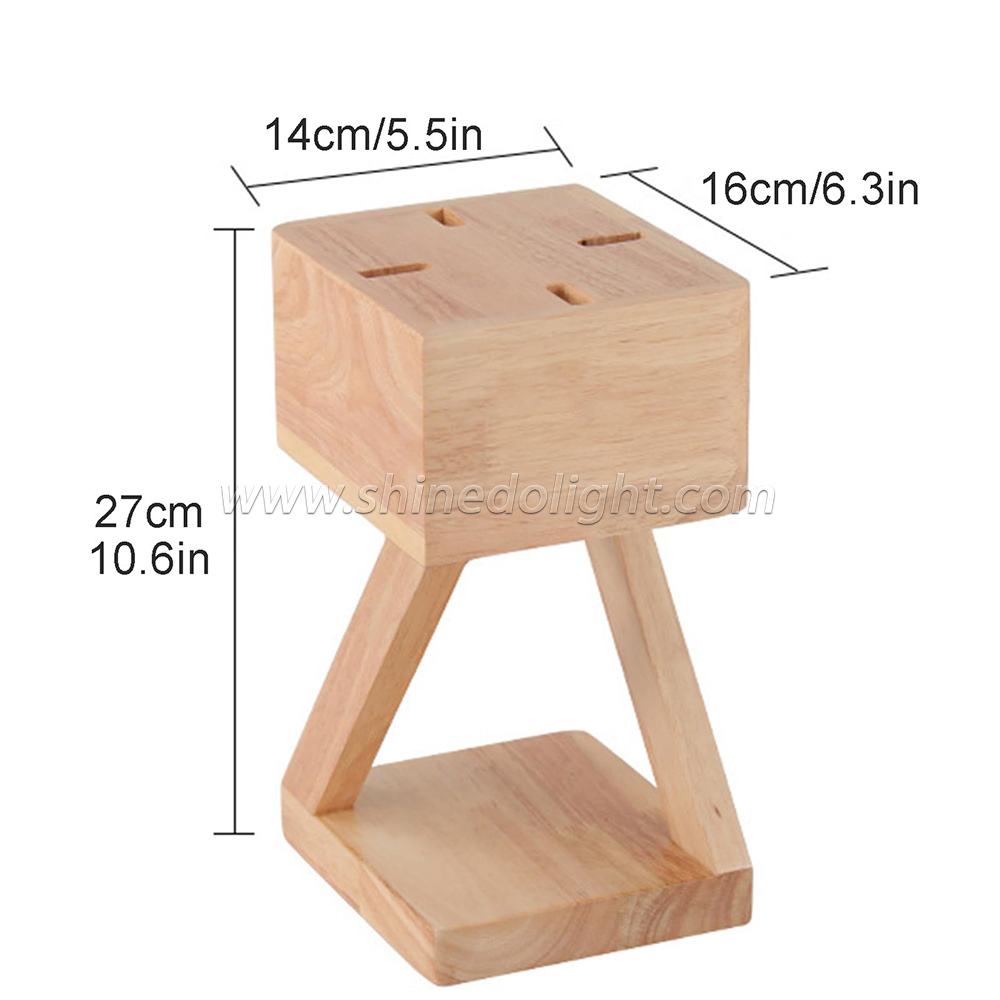 Solid Wood Lamp Body Electric Candle Warmer Lamp Wax Melt Lamps for Bedroom Hotel Night Lights SD-SL1142