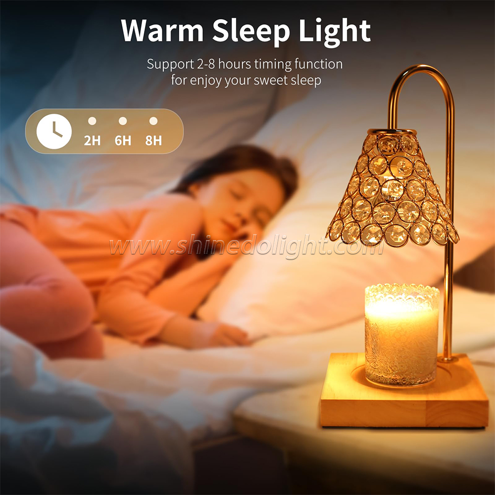 Candle Warmer Lamp Brightness Adjustable Lamp for Candle Large Scented Wax Melts Bedroom Decor Light SD-SL1191