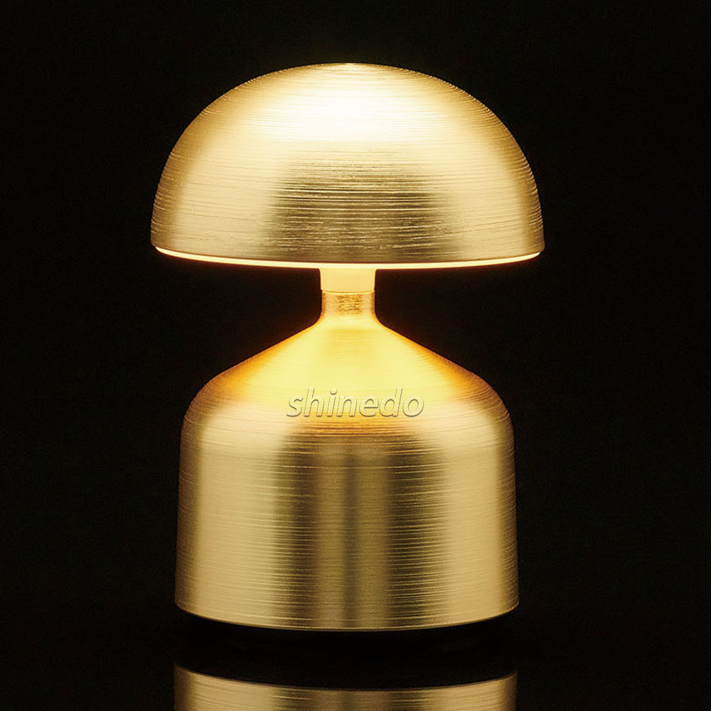 New rechargeable retro bedroom metal bed lamp decorative ambiance table light