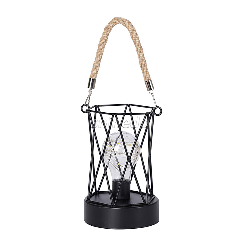 LED copper wire table lamp Simple metal craft festival table lamp night light