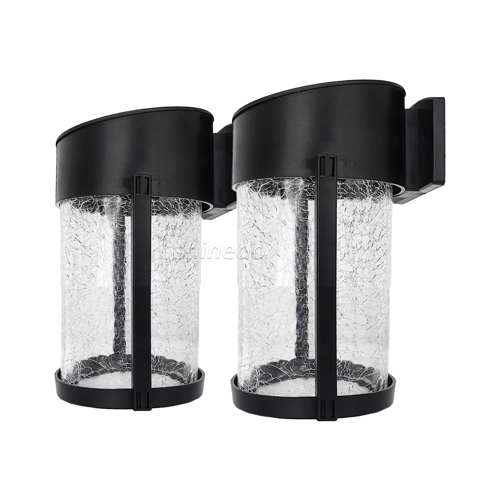 Solar Powered LED Cracked Wall Hanging Light Outdoor Landscape Glass Bottle lamp Christmas Decoration Lights Solar Garden Light SD-SL1912
