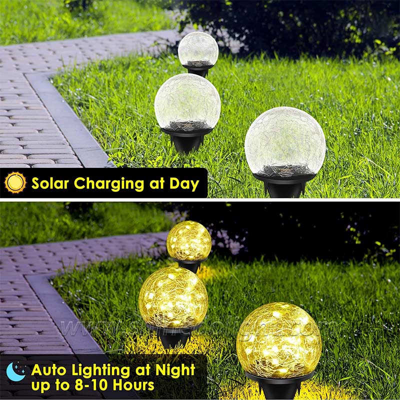 Outdoor Courtyard Yard Solar Walkway Lamp Waterproof Crack Buried Led Lawn Lights Garden Villa Solar Landscape Ground Light SD-SL1538