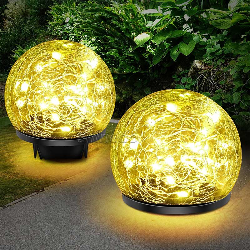 Outdoor Courtyard Yard Solar Walkway Lamp Waterproof Crack Buried Led Lawn Lights Garden Villa Solar Landscape Ground Light SD-SL1538