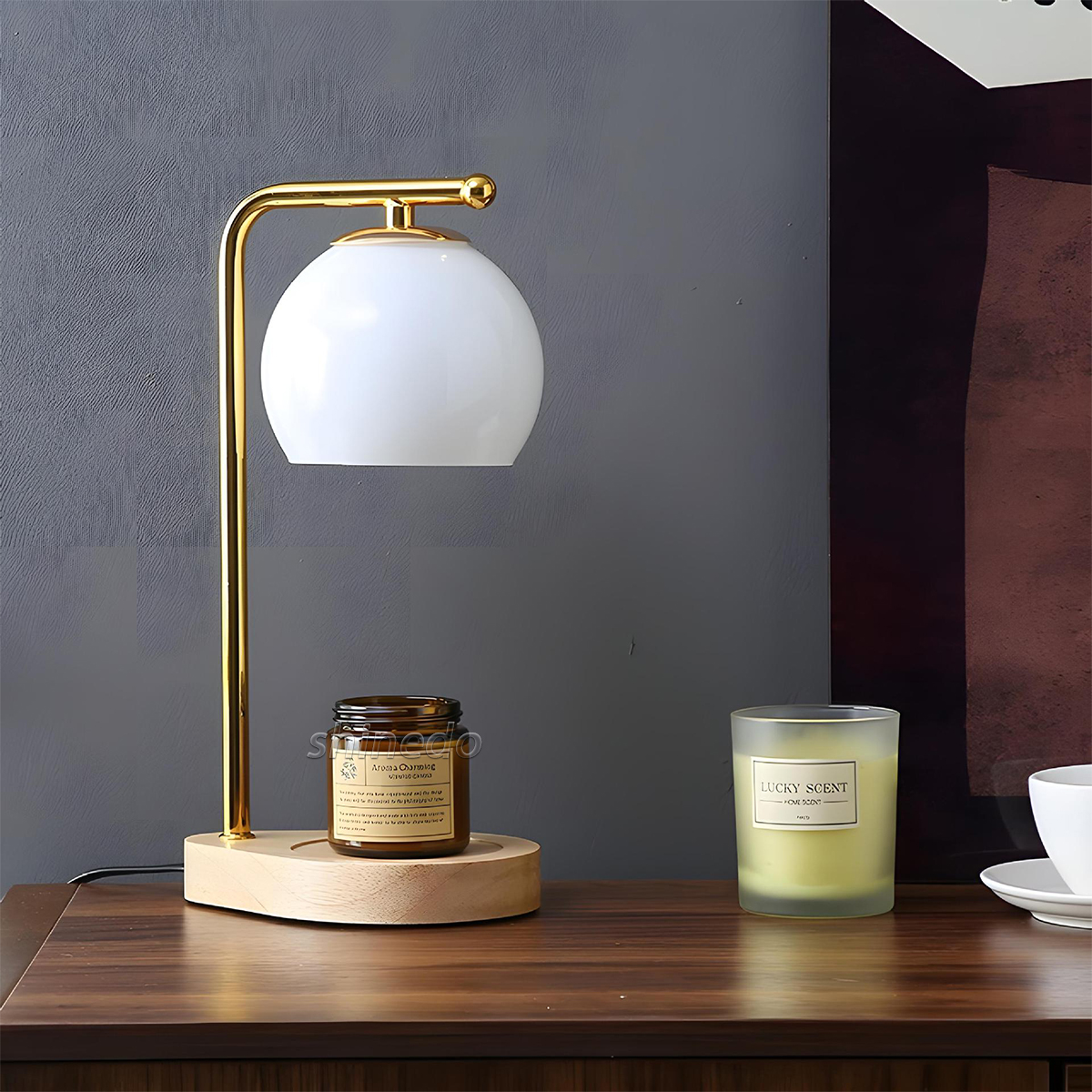 Metal simple aromatherapy light exquisite custom gift packaging night decorative lighting gift light SD-SL1813