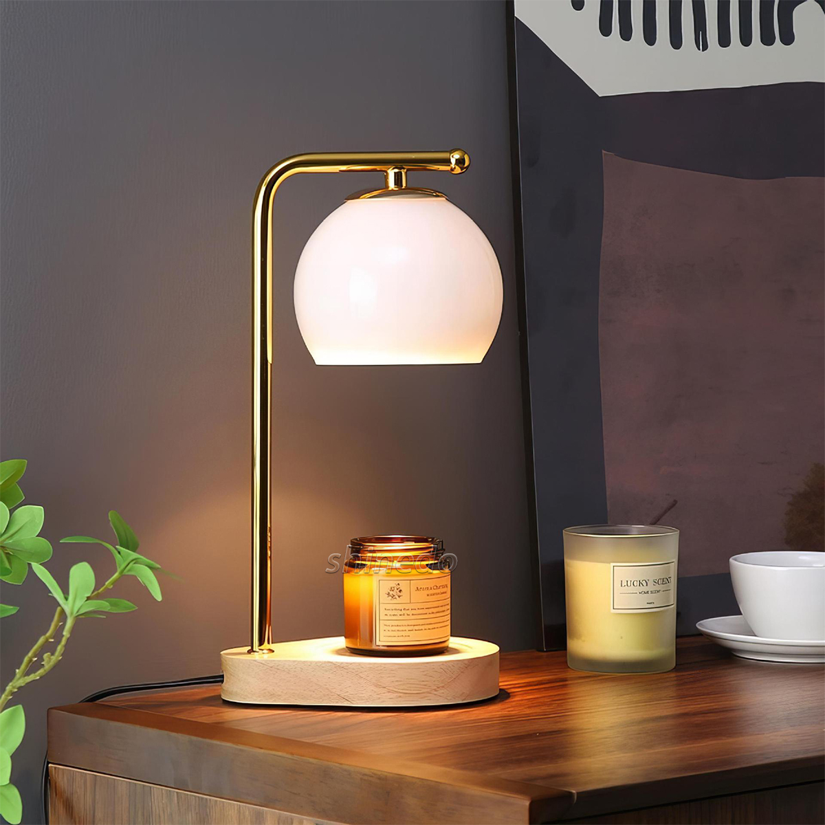 Metal simple aromatherapy light exquisite custom gift packaging night decorative lighting gift light SD-SL1813