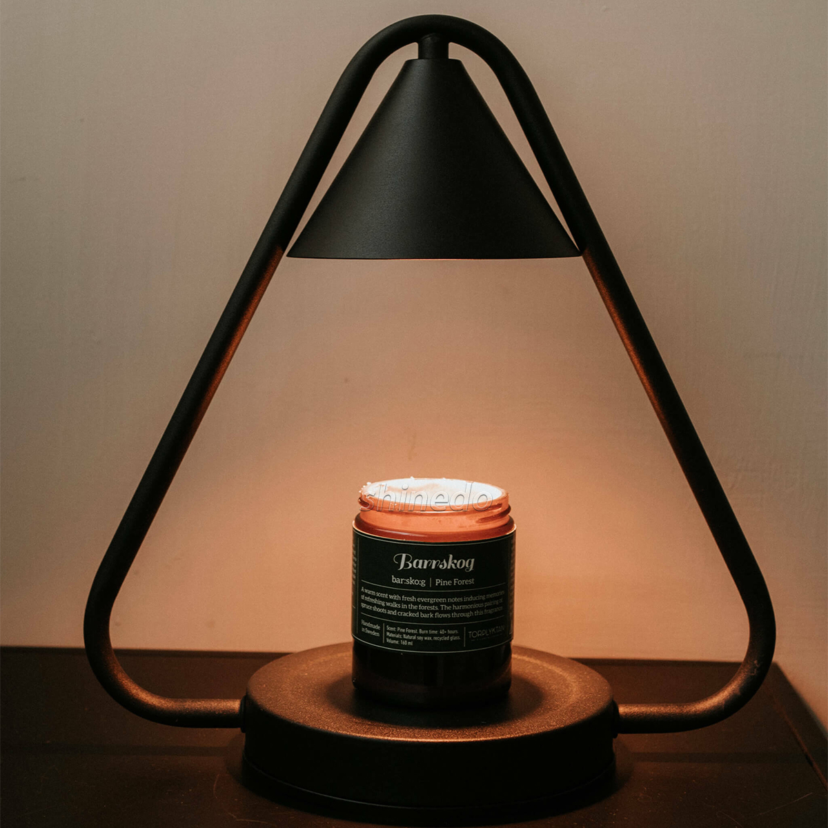 Creative Aromatherapy iron art melt wax nightlight Romantic bedside fire free essential oil candle warmer light SD-SL1835
