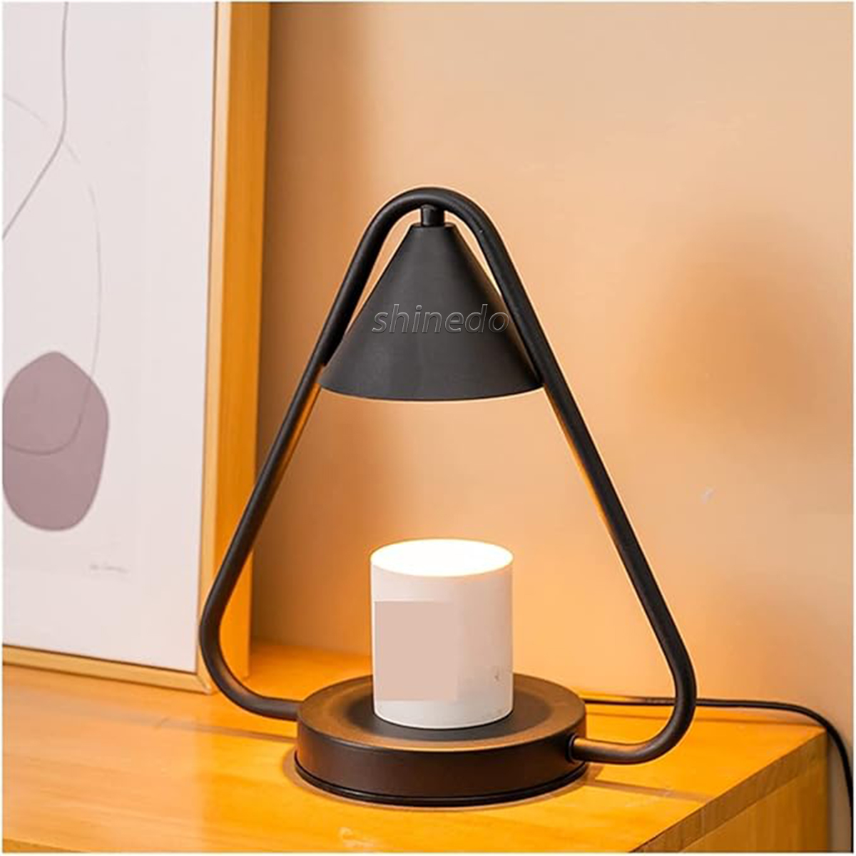 Creative Aromatherapy iron art melt wax nightlight Romantic bedside fire free essential oil candle warmer light SD-SL1835